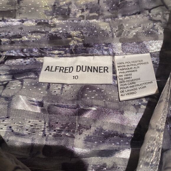 VINTAGE, Evening blouse , elegant, size 10 , glimmers in the light , - Picture 5 of 6